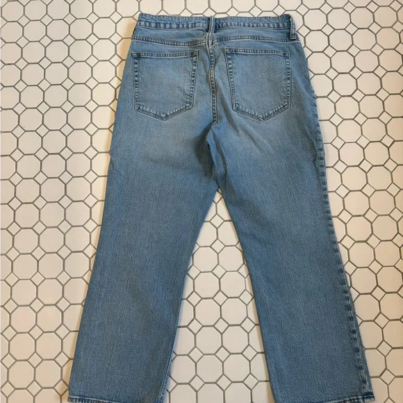 J. Crew Factory Light Wash Straight-Leg Jeans - Picture 3 of 3